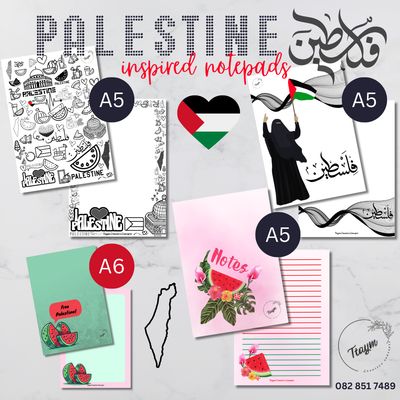 Stationery Notepad - Free Palestine Watermelon A5