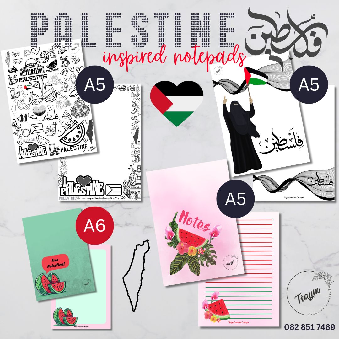Stationery Notepad - Free Palestine Watermelon A5
