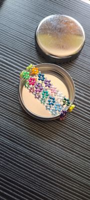 Beaded bracelets - multicolor - dot cake 