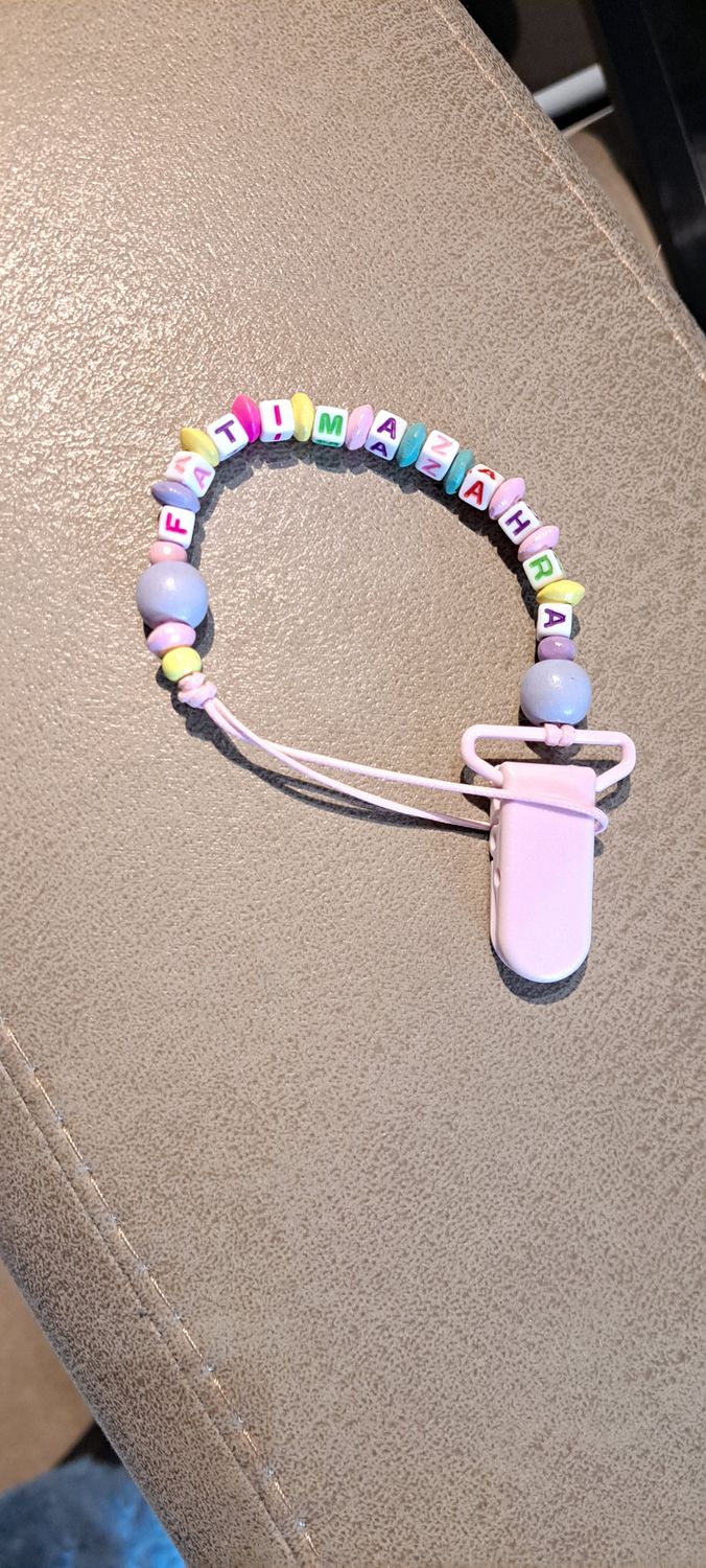 Personalized Pacifier Clip