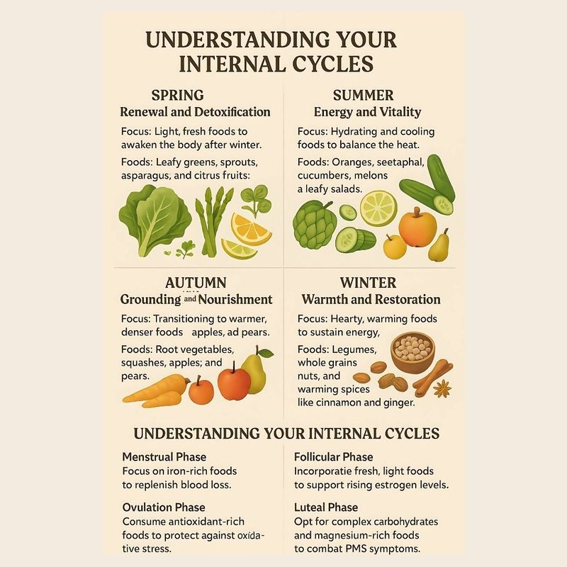 Eating with the seasons and cycles: nourishing your body naturally by Dr. Dee | Feminine Systems