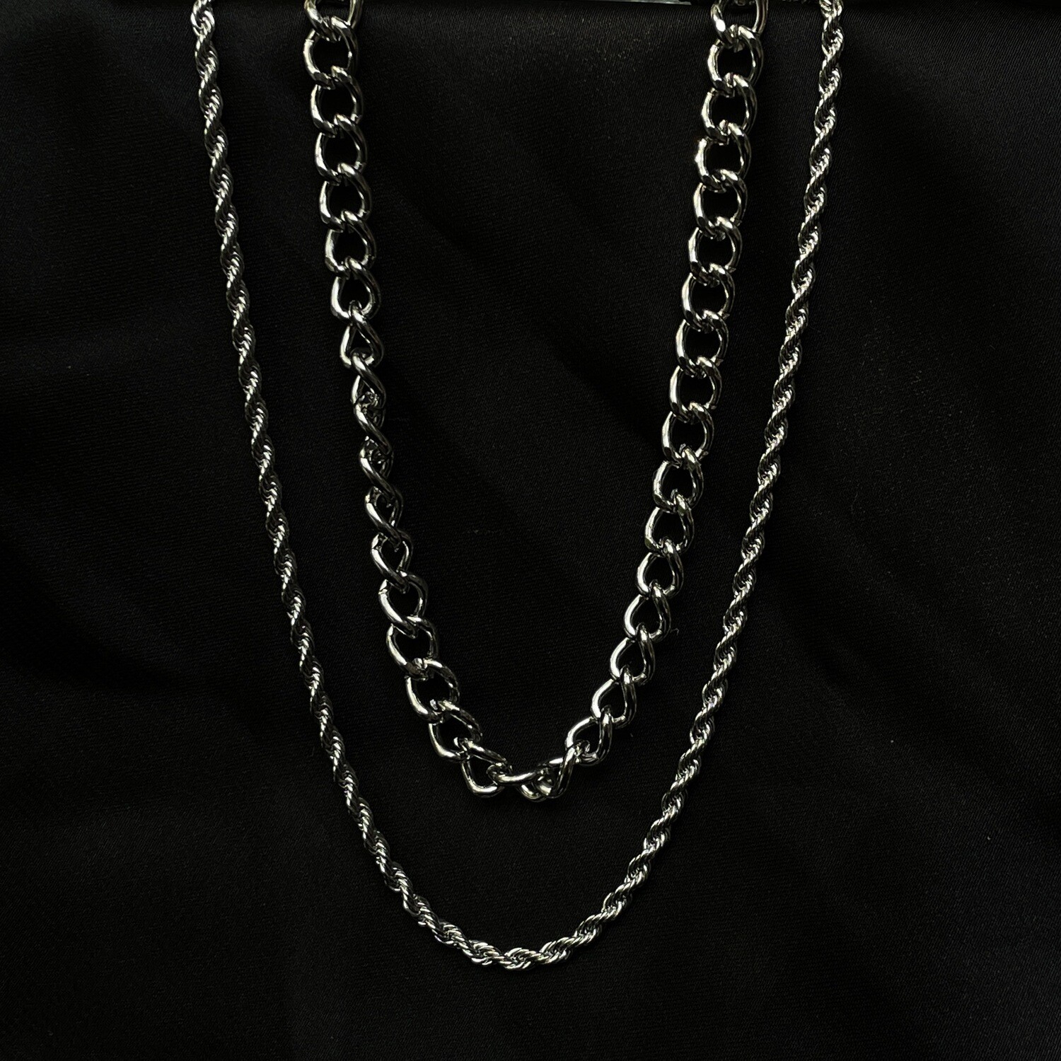Rope Figaro Chain 2pcs