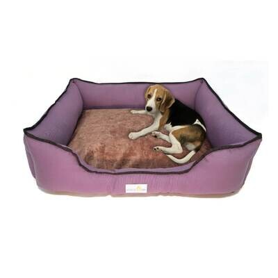 House of Furry 100% Cotton Bolster Pet Bed MAX