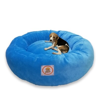 House of Furry Soft Faux Fur round bolster bed Wablu
