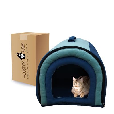 HouseofFurry Premium Cat/Puppy House Multicolor Dog, Cat, Squirrel, Rabbit, Mouse, Hamster House