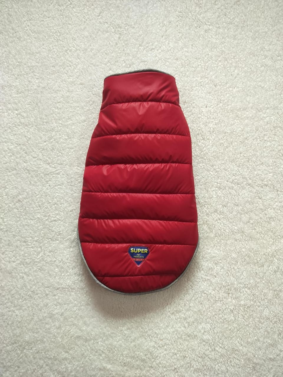 Premium Quality Velcro High Neck Red Winter Jacket/Coat