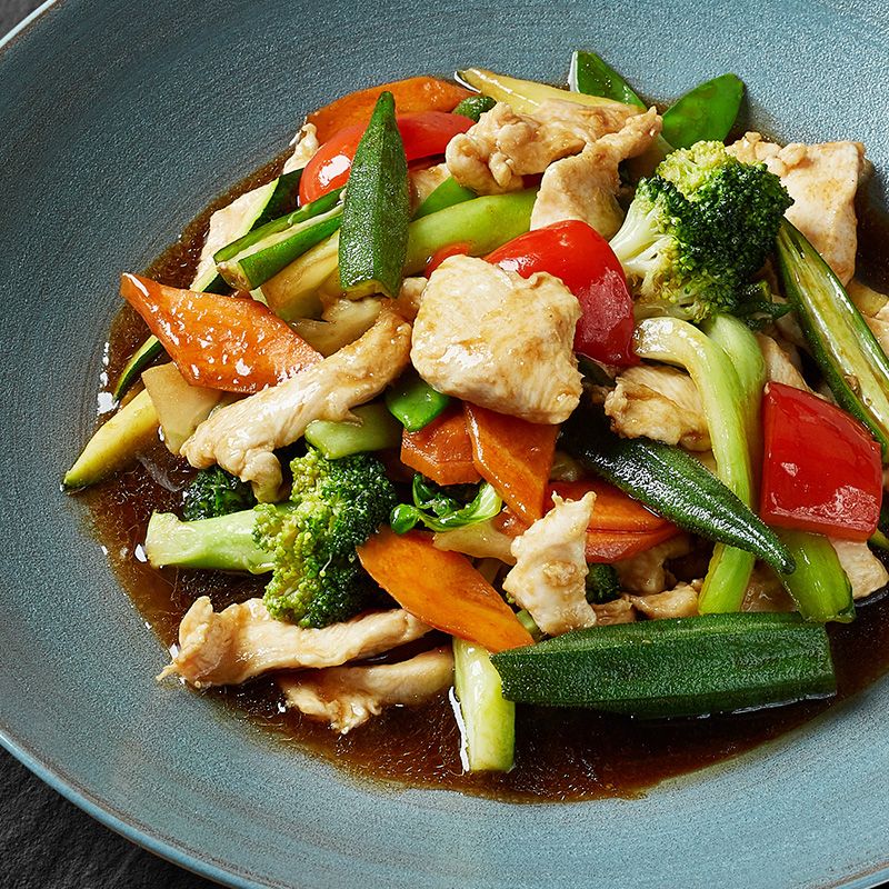 A3: Gà xào – Wokhuhn mit Gemüse