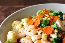 A5: Tôm xào (B) – Riesengarnelen