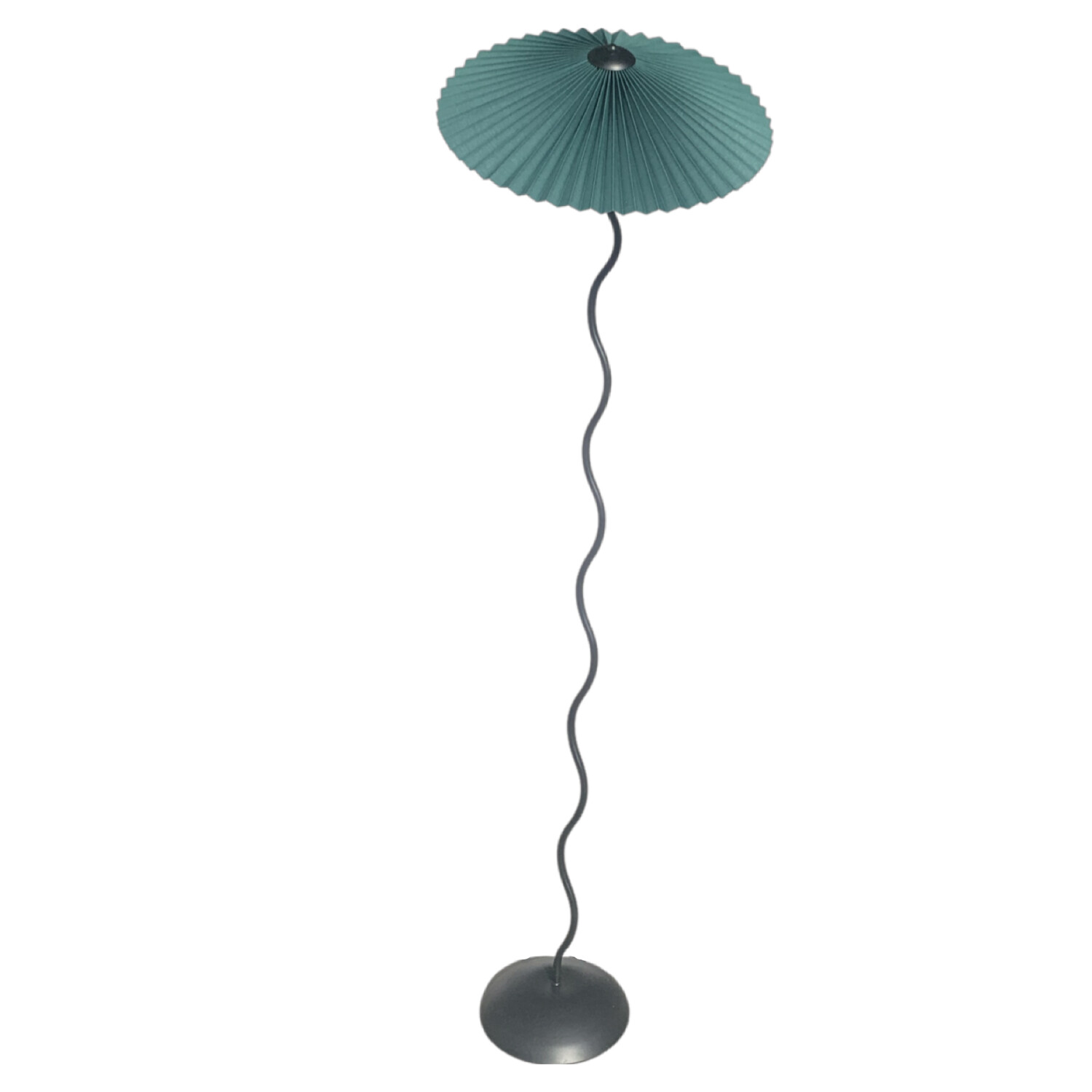 Pleated Shade Floor Lamp 55 Inch LED Light