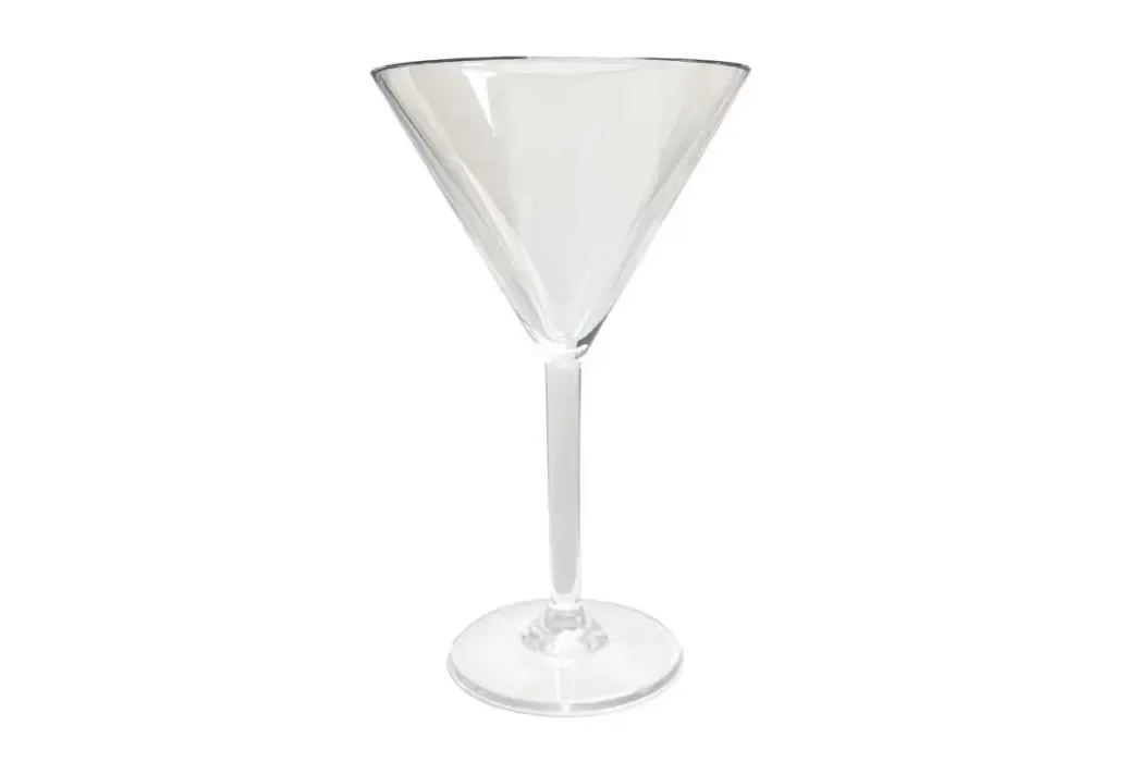 Per 10 stuks Herbruikbaar Martini Glas hard plastic