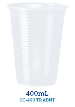 Copo descartável PS 400 ml