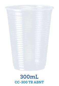 Copo descartável PS 300 ml