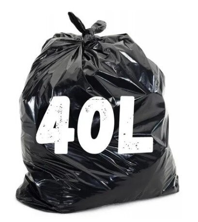 Saco de lixo 40 litros