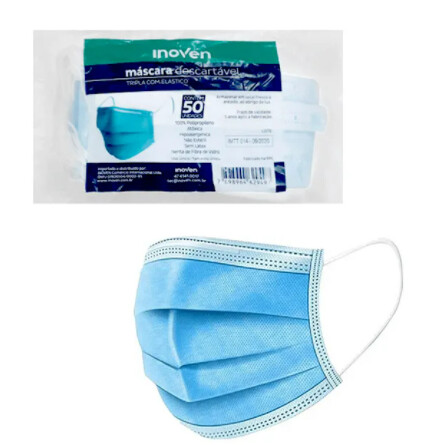Mascaras Descartáveis tripla