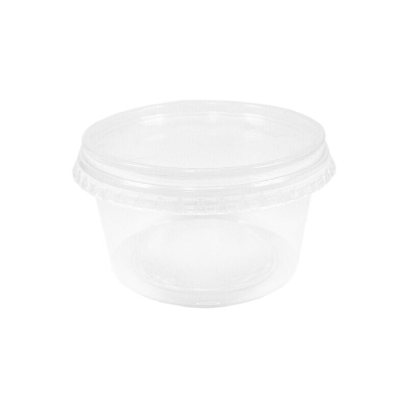 Kit pote e tampa redondo 200ml