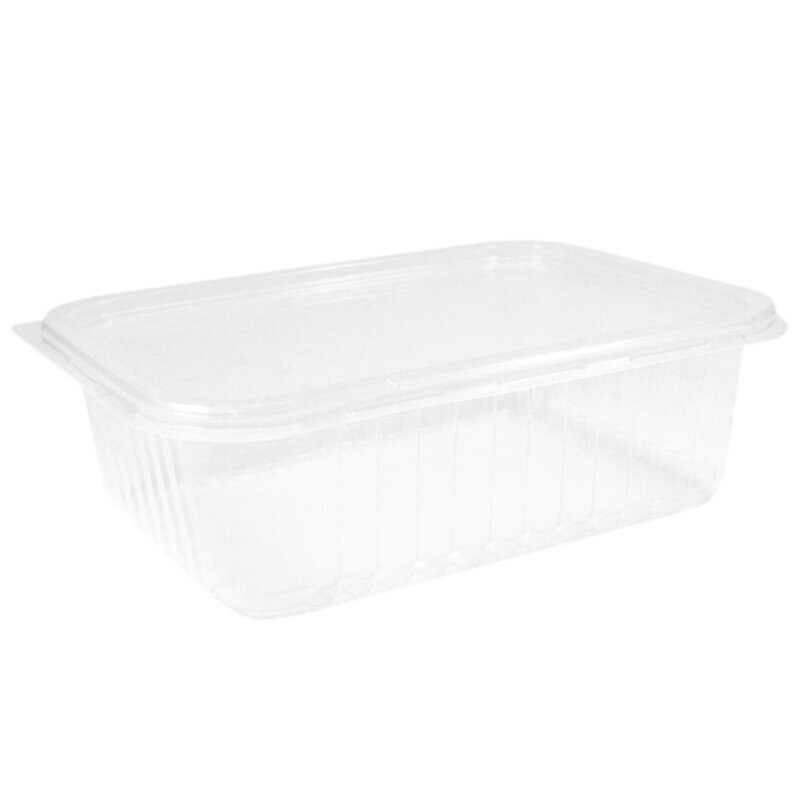 Kit pote e tampa retangular 1000ml