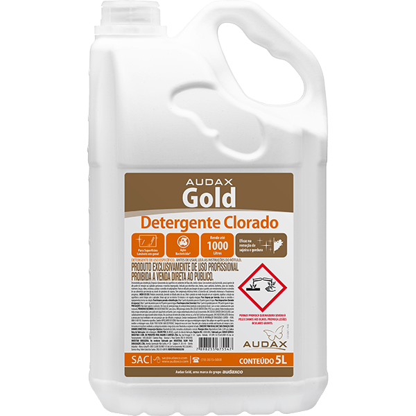 Detergente clorado
