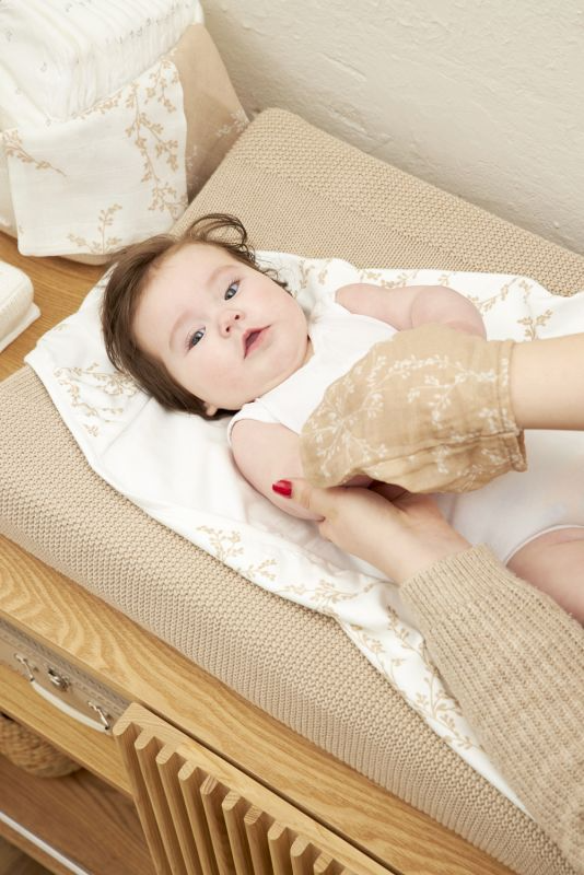 Hydrofiele Monddoekjes 3-pack Branches - Sand -