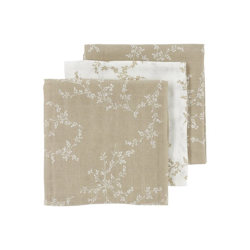 Hydrofiele Luiers 3-pack Branches - Sand Hydrofiele Luiers 3-pack Branches - Sand
