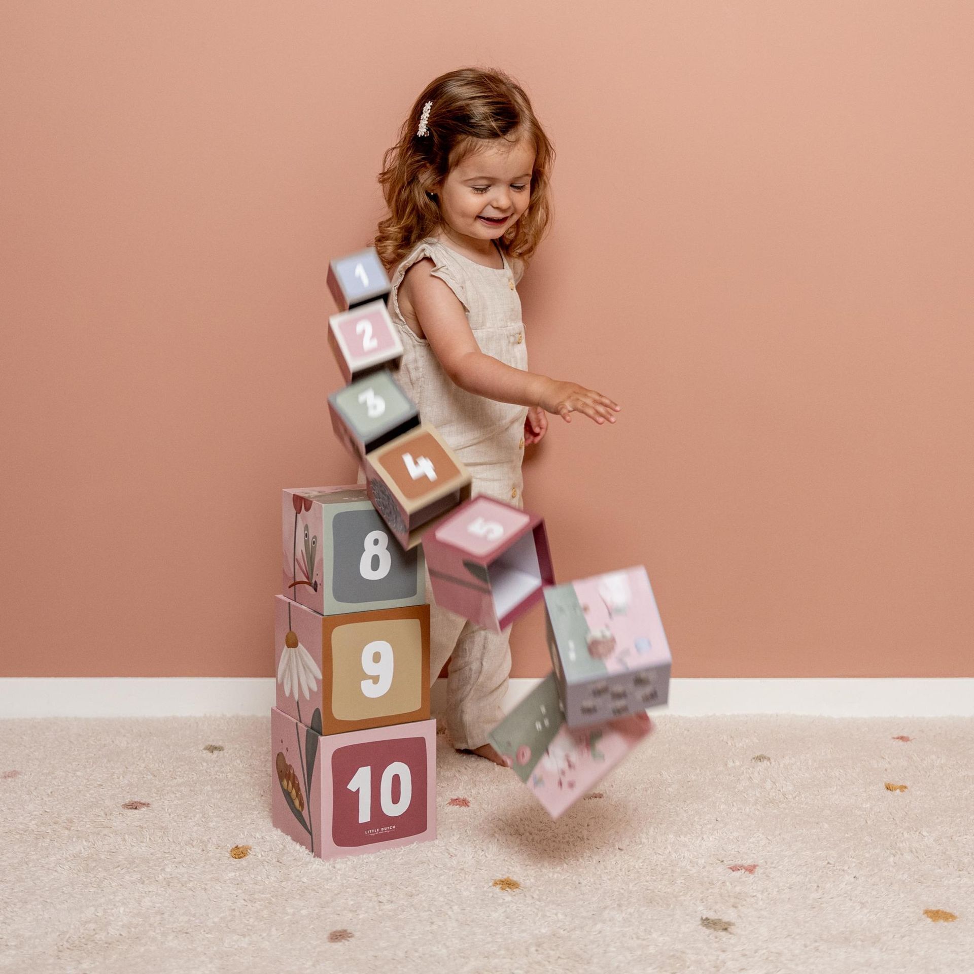 Little Dutch Stapelblokken Flowers & Butterflies