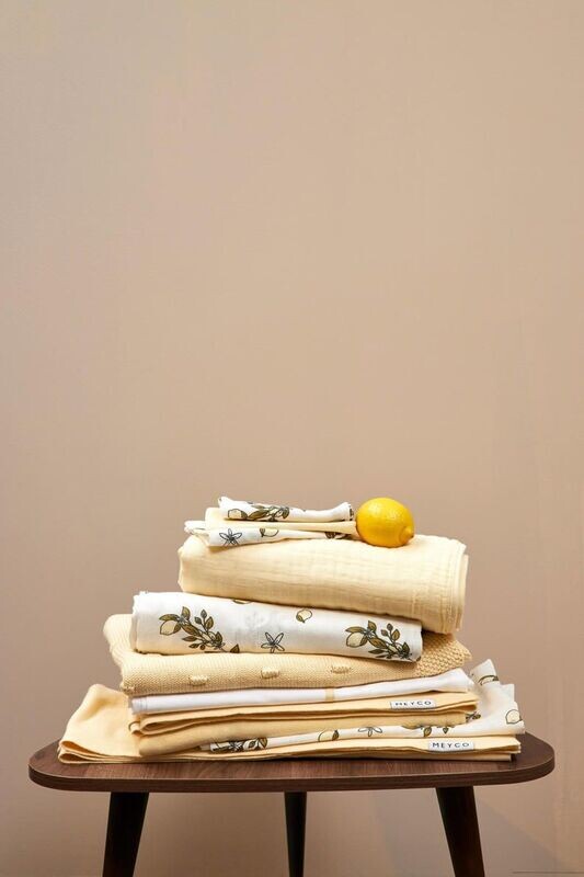 Hydrofiele Monddoekjes 3-pack Lemon - Soft Yellow Hydrofiele Monddoekjes 3-pack Lemon - Soft Yellow