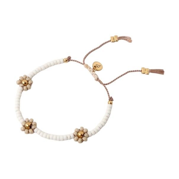 Loveissue Daisy Bracelet | Ivory, Nude 3