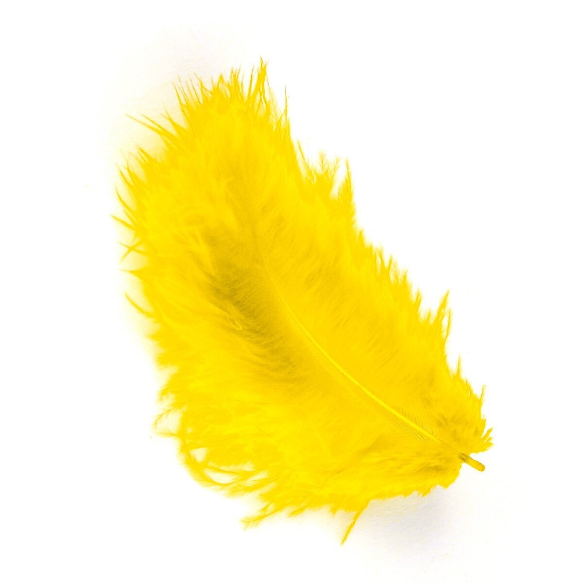 Hühnermollen, ca. 5-7 cm groß, 15 Stück, Farbe: gelb
