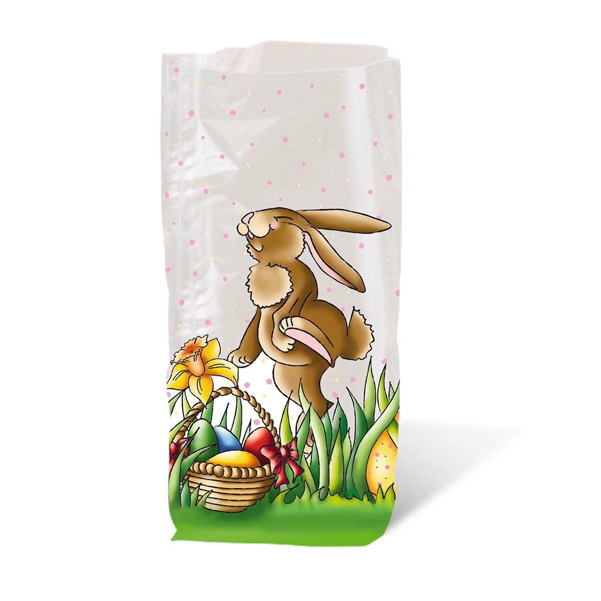 Geschenkbodenbeutel mit Ostermotiven 145 x 235 mm, 10 Stück