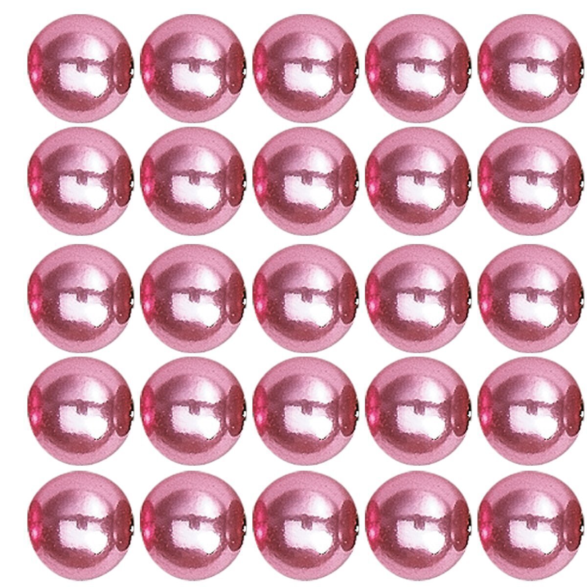 Japanische Wachsperlen 8 mm 35 St. rosa