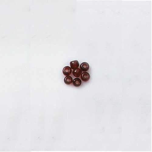 Tschechische Stickperlen, Beutel zu 20 g, 2,5 mm Ø granat