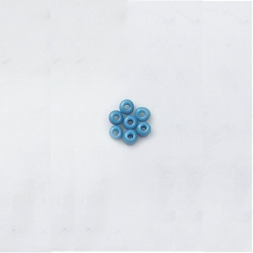 Tschechische Stickperlen Beutel zu 1 kg 2,5 mm Ø türkis