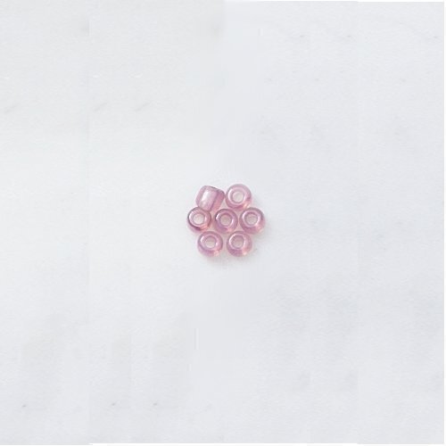 Tschechische Stickperlen Beutel zu 1 kg 2,5 mm Ø rosa