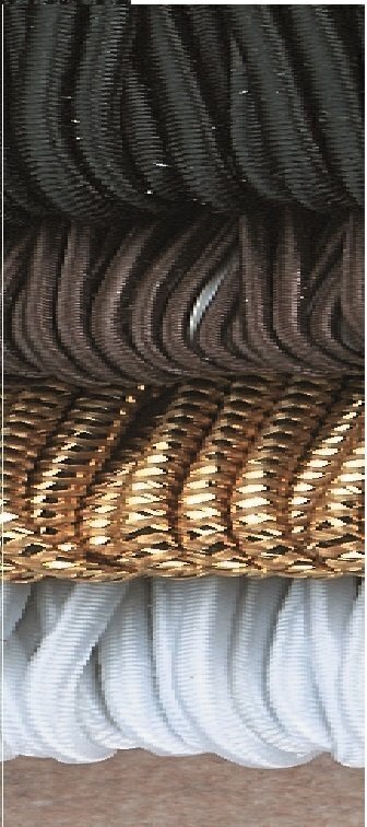 Gummikordel, elastisch, rund, 0,7 mm Ø