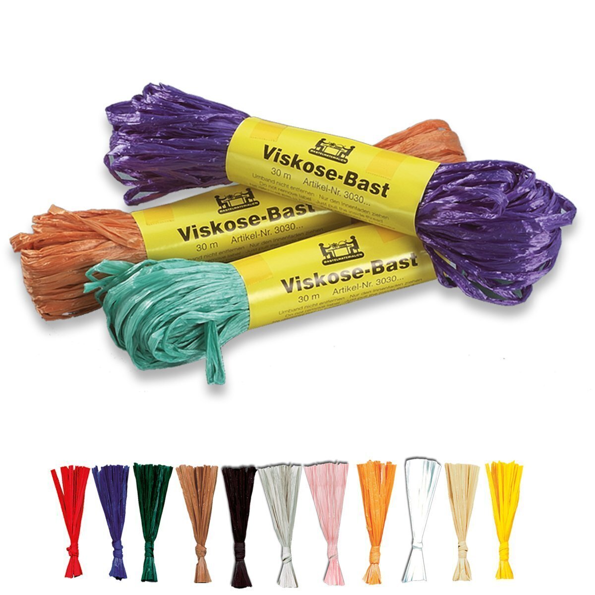 Qualitäts-Viskosebast matt