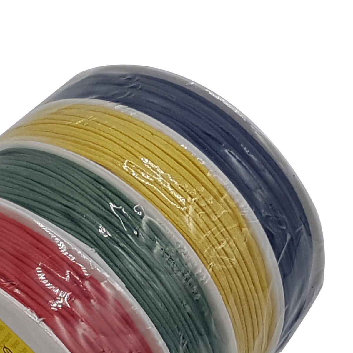 Perlenschnüre - gewachste Baumwollkordel, 1 mm Ø