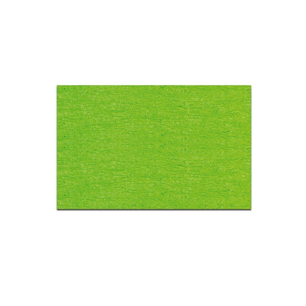 Bastelkrepp 250 x 50 cm, 10 Rollen, Hellgrün