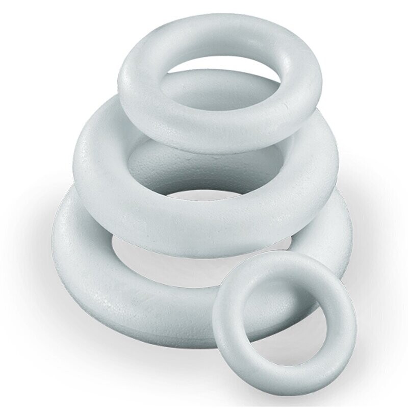 Styropor-Halbringe FCKW-frei 17 cm Styropor-Halbringe FCKW-frei 17 cm