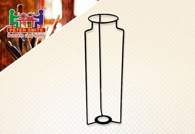 Lampenschirmträger weiß plastifiziert, 20 cm h, für Papierlampen