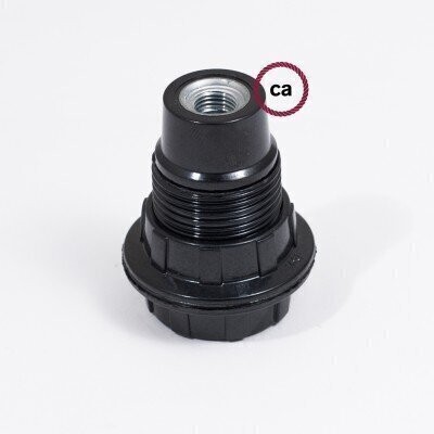 schwarze elektrische Kerzenfassung (E14) schwarze elektrische Kerzenfassung (E14)