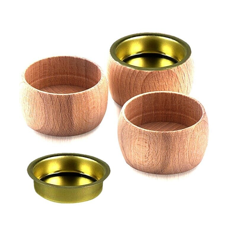 Teelichthalter-Set, außen, 50 x 27 mm Teelichthalter-Set, außen, 50 x 27 mm