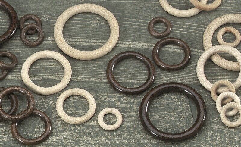 Buchenholzringe, roh geschliffen, ca. 35 / 7 mm, Innendurchmesser: 21 mm Buchenholzringe, roh geschliffen, ca. 35 / 7 mm, Innendurchmesser: 21 mm