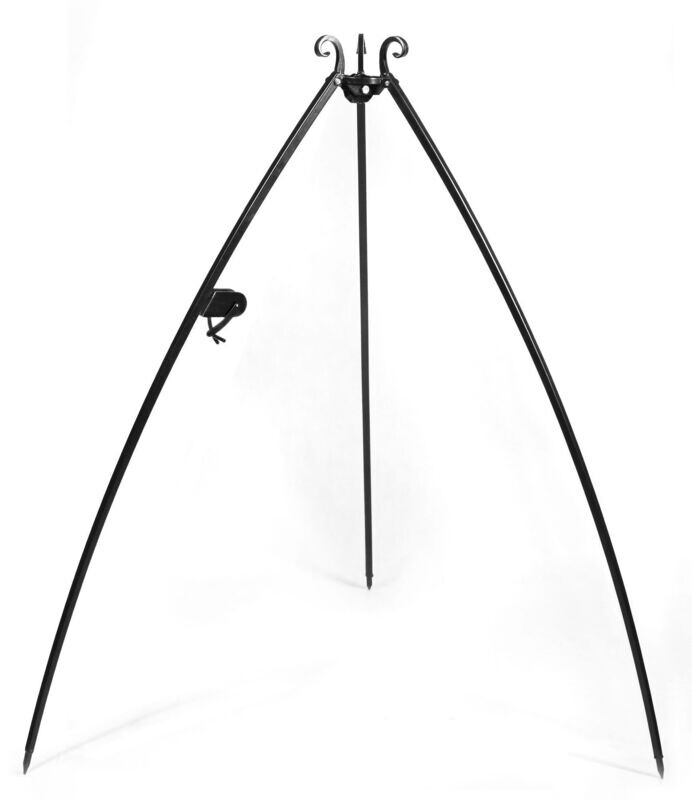 COOK KING ® Schwenkgrill (Dreifuss) mit Kurbel, pulverbeschichtet, 200 cm, ohne Zubehör COOK KING ® Schwenkgrill (Dreifuss) mit Kurbel, pulverbeschichtet, 200 cm, ohne Zubehör