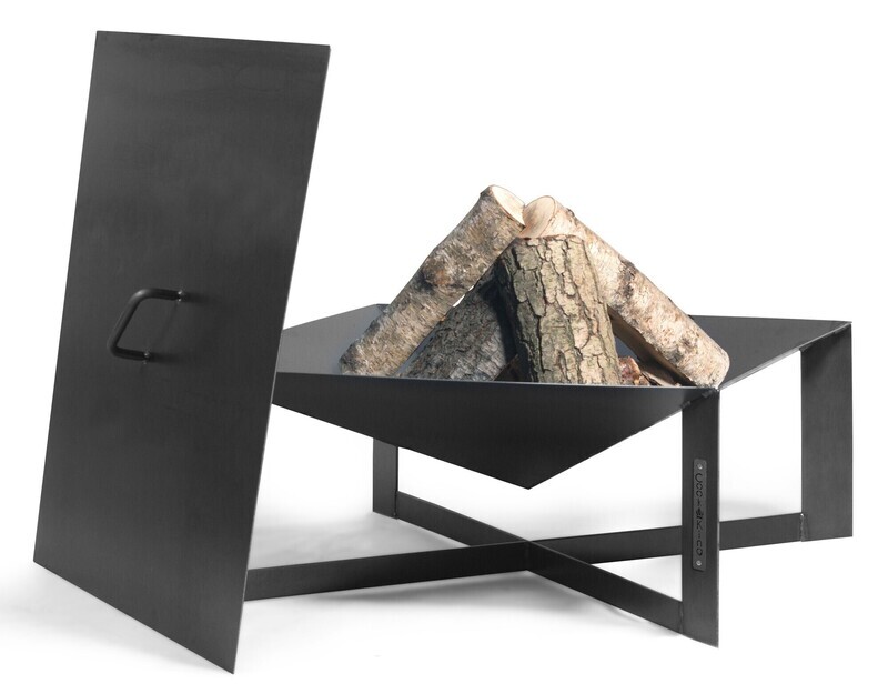 COOK KING ® Feuerschale COOK KING ® Feuerschale "CUBA" mit Deckel, Quadrat 70 x 70 cm, 30 cm hoch
