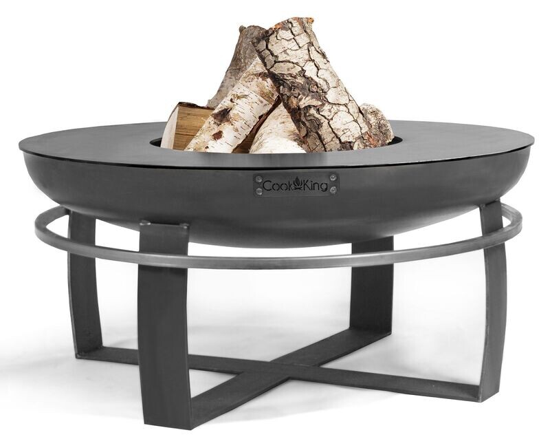 COOK KING ® Feuerschale & Tragering & Grillplatte, Modell COOK KING ® Feuerschale & Tragering & Grillplatte, Modell "VIKING"