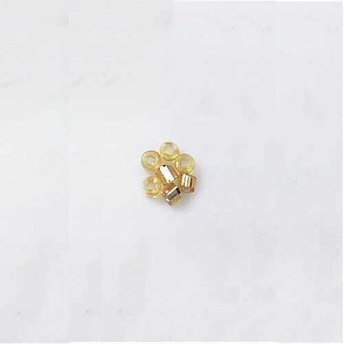 Tschechische Stickperlen, Beutel zu 20 g, 2,5 mm Ø gold Tschechische Stickperlen, Beutel zu 20 g, 2,5 mm Ø gold