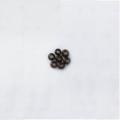 Tschechische Stickperlen, Beutel zu 20 g, 2,5 mm Ø schwarz