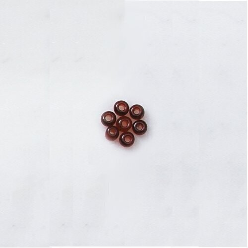 Tschechische Stickperlen, Beutel zu 20 g, 2,5 mm Ø dunkelbraun Tschechische Stickperlen, Beutel zu 20 g, 2,5 mm Ø dunkelbraun