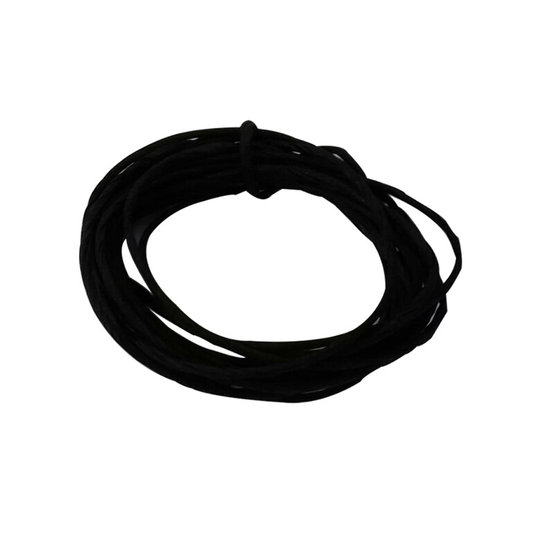 Papierkordel mit Draht, 2 mm Ø, 2,5 m schwarz Papierkordel mit Draht, 2 mm Ø, 2,5 m schwarz