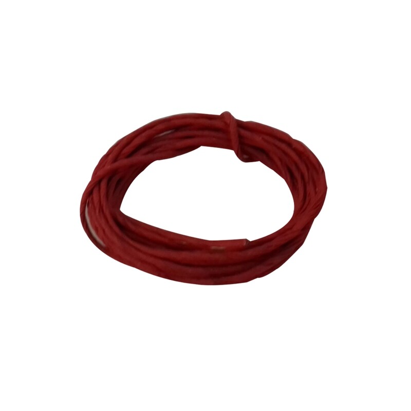 Papierkordel mit Draht, 2 mm Ø, 2,5 m rot Papierkordel mit Draht, 2 mm Ø, 2,5 m rot