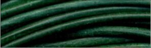 Rundlederriemen 2 mm Ø, 1 m lang, 2 Stück grün